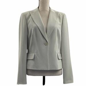 EMANUEL Single Button Beige Blazer Jacket